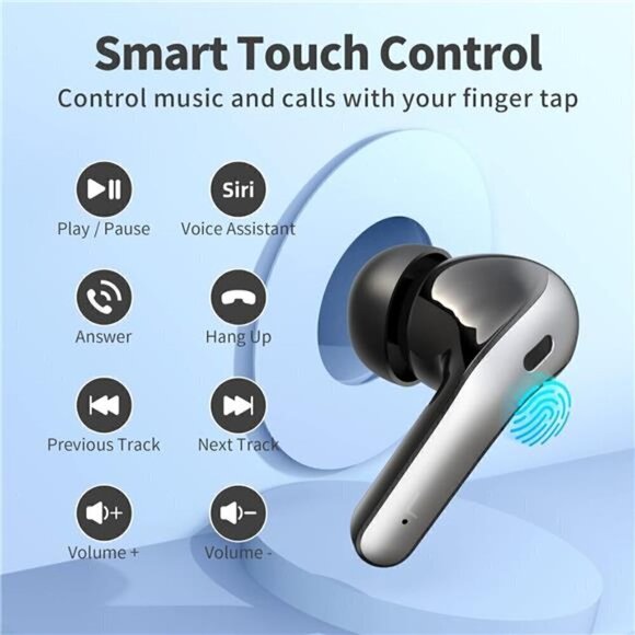 Bluetooth Headphone Wireless Earbud Airpods Pro 2 Charging Case Waterproof BLACK - Picture 6 of 6
